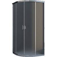 Душевой угол Veconi раздвижной полукруглый RV01-80PL-02-19C1 800x800x1850,хром,Pear