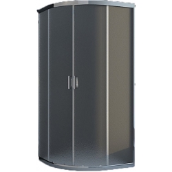 Душевой угол Veconi раздвижной полукруглый RV01-80PL-02-19C1 800x800x1850,хром,Pear