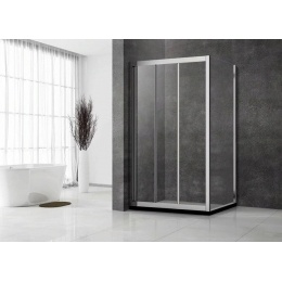 Душевой угол Veconi раздвижной прямоугольный RV031-10070-01-C5 1000х700х1950,хром,прозрачное
