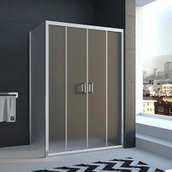 Душевой угол Veconi раздвижной квадратный RV045-120120PR-02-19C1 1200x1200x1850,хром,Pear