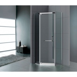Душевой угол Veconi распашной трапеция RV36-100-01-C5 1000х1000х1950,хром,прозрачное