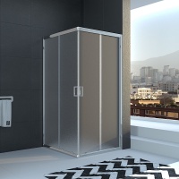 Душевой угол Veconi раздвижной квадратный RV11-80K-02-19C1 800x800x1950,хром,Pear