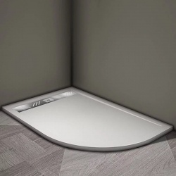 Душевой поддон Veconi асимметричный Tezeo stone (левый) 1200x900x30 мм