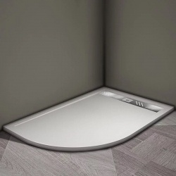 Душевой поддон Veconi асимметричный Tezeo stone (правый) 1200x900x30 мм