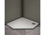 Душевой поддон Veconi  пятиугольный (трапеция) Tezeo stone 900x900x30 мм
