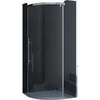 Душевой угол Veconi распашной полукруглый RV06-90PL-01-19C1 900x900x2000,хром,прозрачное