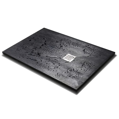 Душевой поддон Veconi прямоугольный Tezeo wood 1000x800x30 мм черный купить в интернет магазине Санрай73