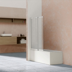 Шторка на ванну Vincea VSB-1E100CL 1000х1450 хром прозрачное new