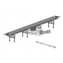 Комплект Viega Advantix Vario 704353 (Душевой лоток Advantix Vario 686277 + Дизайн-вставка Visign SR1 686284 матовая, 300-1200 мм)
