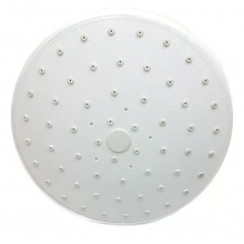 Верхний душ ERLIT 150 мм белый, без подсветки