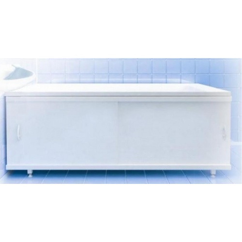 Экран под ванну Оптима с пластиковой рамой 1,7м белый купить в интернет магазине Санрай73