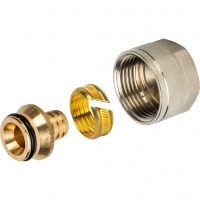 Фитинг компрессионный евроконус 16х2,2 х 3/4" Stout SFC-0020 для труб PEX