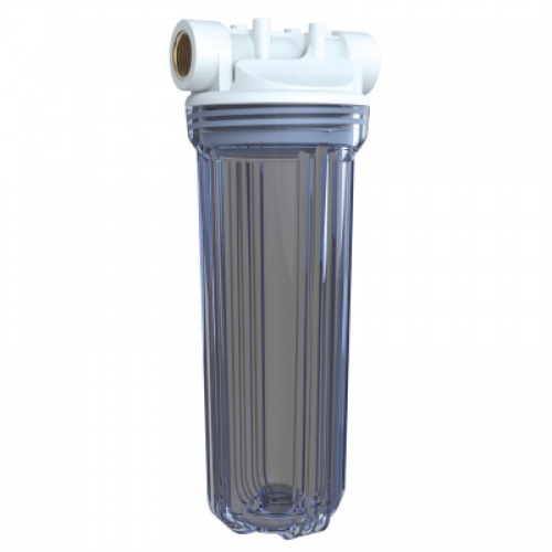 Фильтр магистральный UNICORN 1 10  прозрачный корпус для холодной воды купить в интернет магазине Санрай73