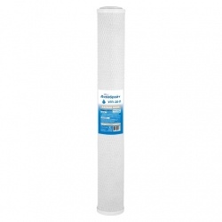 Картридж сорбционный Аквабрайт Slim Line 20, прессованный активированный уголь, для холодной воды