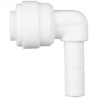 Угловой переходник штуцер-JOHN GUEST 1/4 цанга - 1/4 стержень