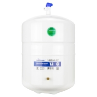 Бак накопительный Аквабрайт металлический 12 л., для систем обратного осмоса, 1/4 дюйма