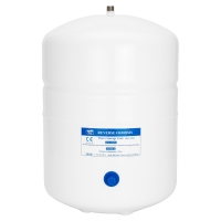 Бак накопительный Аквабрайт металлический 12 л, для систем обратного осмоса, 1/4 дюйма