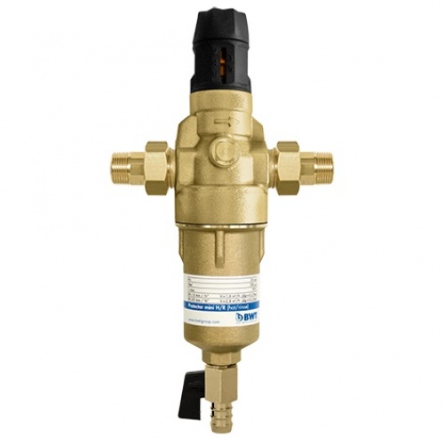 Фильтр с редуктором давления BWT Protector mini H/R 1/2 HWS горячая вода купить в интернет магазине Санрай73