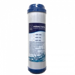 Картридж для фильтра SLIM UDF 10A уголь гранулированный Аквастиль