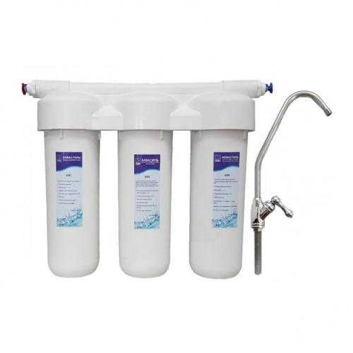 Фильтр колбовый КОМПАКТ 3-ой для водопроводной воды АКВАСТИЛЬ купить в интернет магазине Санрай73