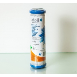 Картридж ATOLL из прессованного угля 10 для холодной и горячей воды вода