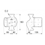 Насос 32-80/180 циркуляционный Grundfos UPS
