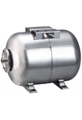 Гидроаккумулятор 24л Vodotok БМ-24-Н горизонтальный нержавеющая сталь 7 bar 99°С