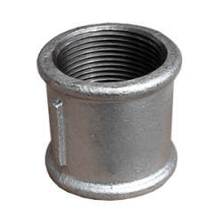 Муфта Ду15, 1/2"вр чугунная оцинкованная