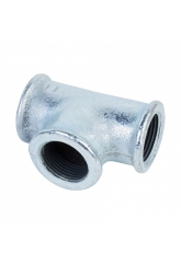 Тройник Ду25, 1"вр чугунный оцинкованный