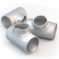 Тройник стальной равнопроходной Дн 76-3.5 (Ду 65) оцинкованный под приварку