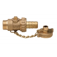 Кран шаровой дренажный 1/2"НР х 15мм Itap 139 латунный штуцер