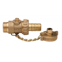 Кран шаровой дренажный 1/2"НР х 15мм Itap 139 латунный штуцер