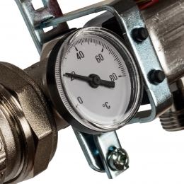 Коллекторная группа Stout SMS-0907 1"х3/4" 6 выходов, с расходомерами