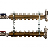 Коллекторная группа Stout SMB-0468 1"х3/4" 8 выходов, без расходомеров