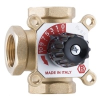 Трехходовой смесительный клапан Barberi 3/4"вр, 4.0м3/ч