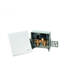 Набор терморегулятора Oventrop Unibox E RTL, диапазон °С-20-40, белый
