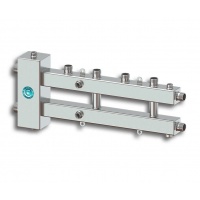 Гидравлический разделитель с коллектором Север M2+1 Aisi горизонтальный до 70 кВт, 3 контура, нержав