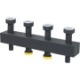 Коллектор стальной распределительный STOUT SDG-0016 DN 25, 2 контура