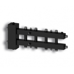 Гидравлический разделитель с коллектором Север M5 горизонтальный до 70 кВт, 5 контуров