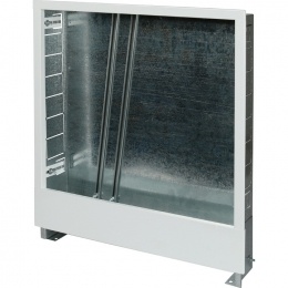 Шкаф коллекторный Stout ШРВ-2, 6-7 выходов, встроенный с накладной дверцей