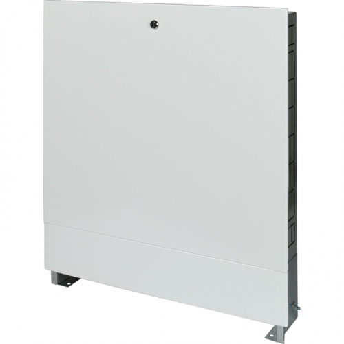 Шкаф коллекторный Stout ШРВ-2, 6-7 выходов, встроенный с накладной дверцей купить в интернет магазине Санрай73