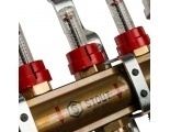 Коллекторная группа Stout SMB-0473 1"х3/4" 4 выхода, с расходомерами