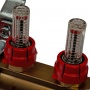 Коллекторная группа Stout SMB-0473 1"х3/4" 4 выхода, с расходомерами