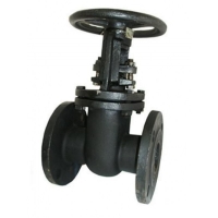 Задвижка чугунная Ду100 Ру16 30ч6бр до +225 С, фланцевая