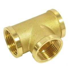 Тройник 2"вр латунный