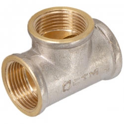 Тройник 1 1/4"вр латунный