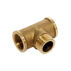 Тройник 1/2"вр х 1/2 "нр х 1/2"вр латунный