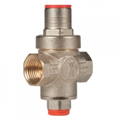 Редуктор давления поршневой под манометр Giacomini 1/2"вр, PN16, 1-5.5 бар