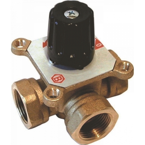 Трехходовой смесительный клапан Barberi 3/4"вр, 6.0м3/ч купить в интернет магазине Санрай73