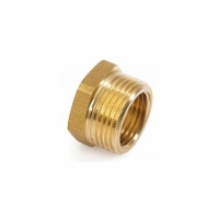 Футорка 1 1/2"нр х 1"вр латунная